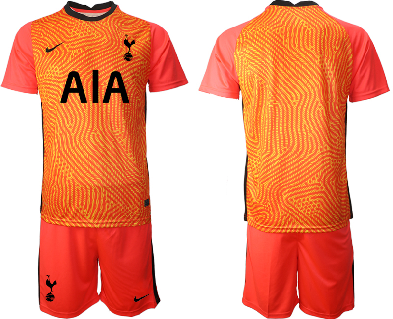 Cheap 2021 Men Tottenham Hotspur red goalkeeper soccer jerseys